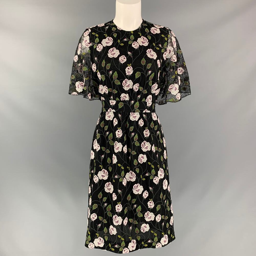 Eyelet GIAMBATTISTA VALLI Size XS Black Cotton & Polyester Dress